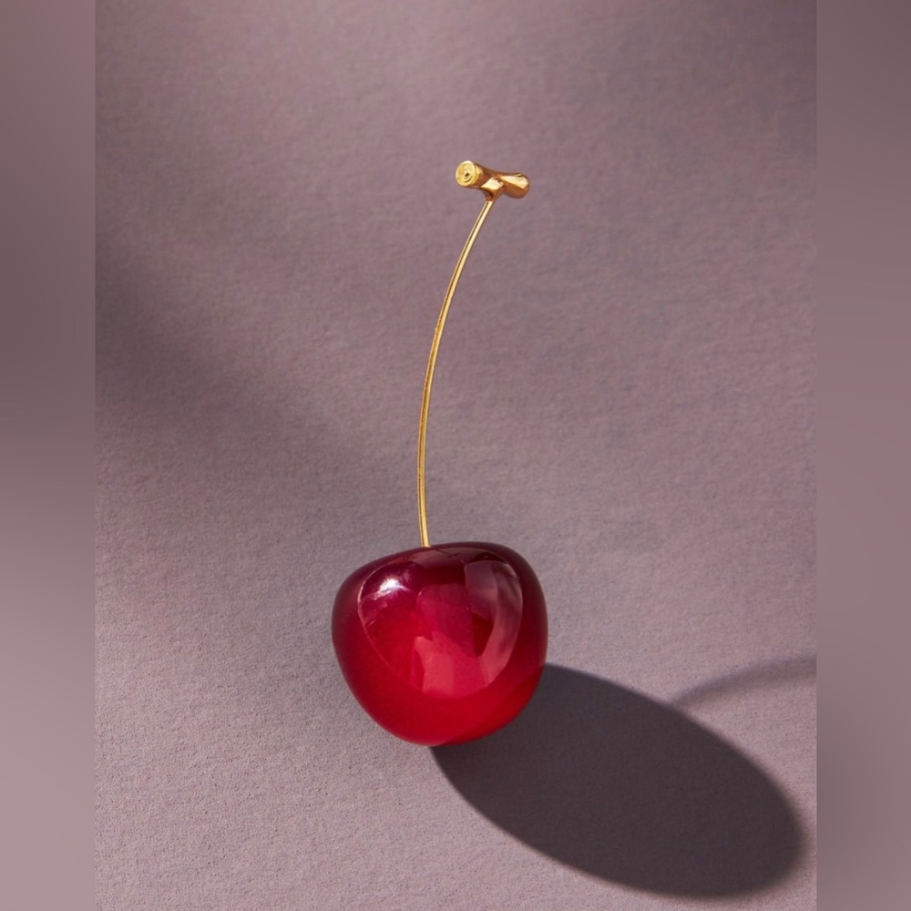 NEW COLORS Anthro Cherry Drop Earrings - Picture 2 of 16